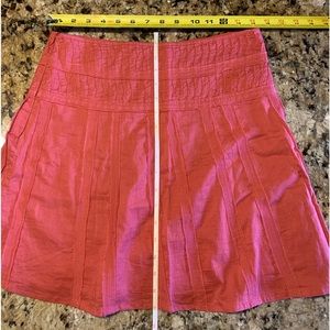 Prana Erin Pleated Skirt - Rose - Size 4